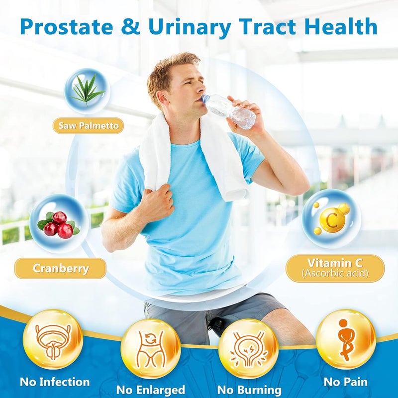 NATURE TARGET Probiotics for Men Digestive Health with Enzymes  Prebiotics 100 Billion CFUs Mens Probiotics with Saw Palmetto  Cranberry for Prostate  Urinary Tract Health 90 Veggie Capsules - Image 3