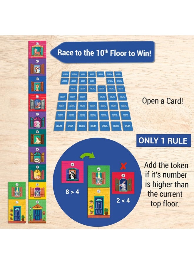 Chalk and Chuckles Critter Heights Memory Game - Build Your Building Challenge for Kids Ages 4-8 - Image 3