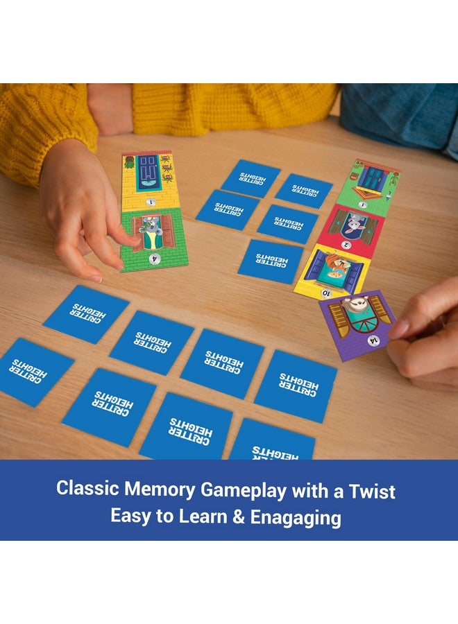 Chalk and Chuckles Critter Heights Memory Game - Build Your Building Challenge for Kids Ages 4-8 - Image 2