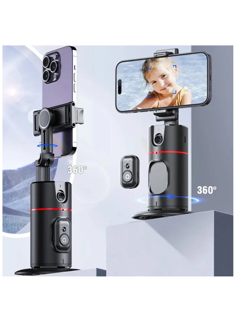 Auto Face Tracking Tripod 360° Rotation, Gesture Control, No App Needed. Phone Holder with Gimbal for Face and Body Camera Mount, Perfect for TikTok, Live Streaming, Selfies.  - Image 2