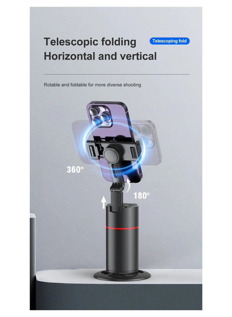 Auto Face Tracking Tripod 360° Rotation, Gesture Control, No App Needed. Phone Holder with Gimbal for Face and Body Camera Mount, Perfect for TikTok, Live Streaming, Selfies.  - Image 3