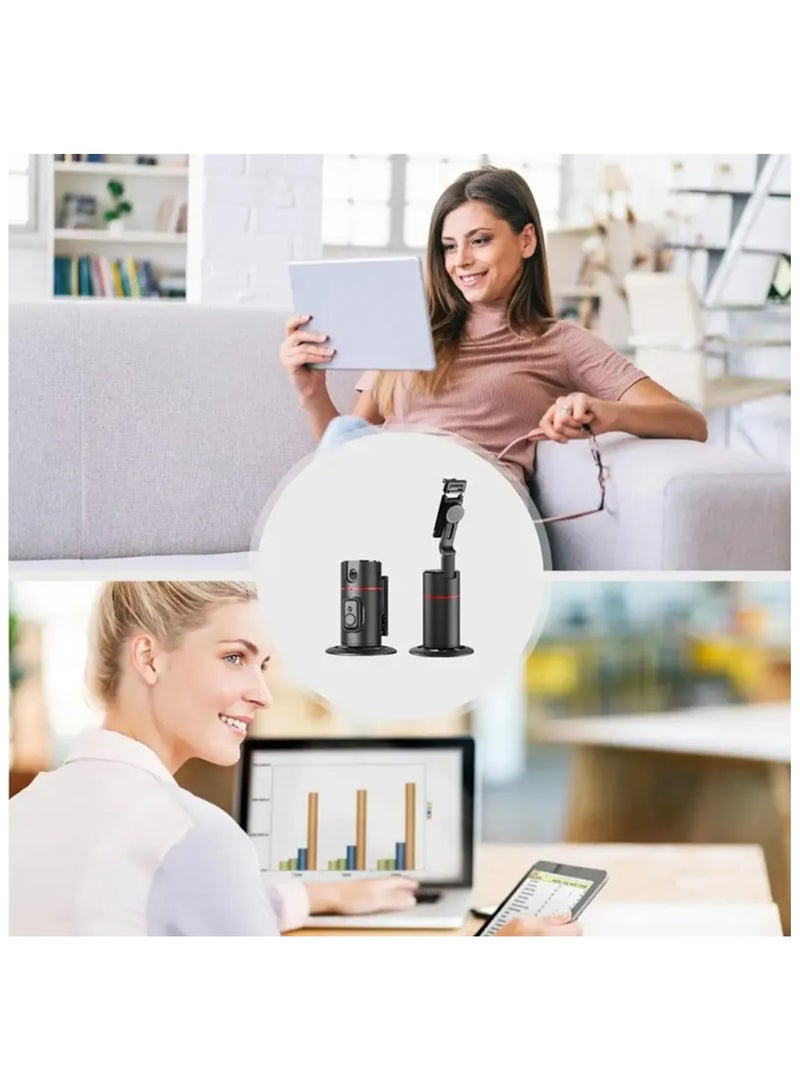 Auto Face Tracking Tripod 360° Rotation, Gesture Control, No App Needed. Phone Holder with Gimbal for Face and Body Camera Mount, Perfect for TikTok, Live Streaming, Selfies.  - Image 4
