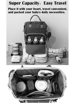 ZCM-HAPPY Diaper Bag Backpack, Multifunction Travel Back Pack Maternity Baby Changing Bags, Large Capacity, Waterproof and Stylish  - Image 5