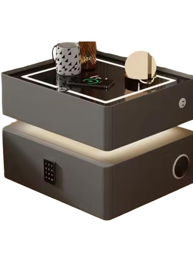 Smart Nightstand with Wireless Charging and Bluetooth Speaker - Image 1