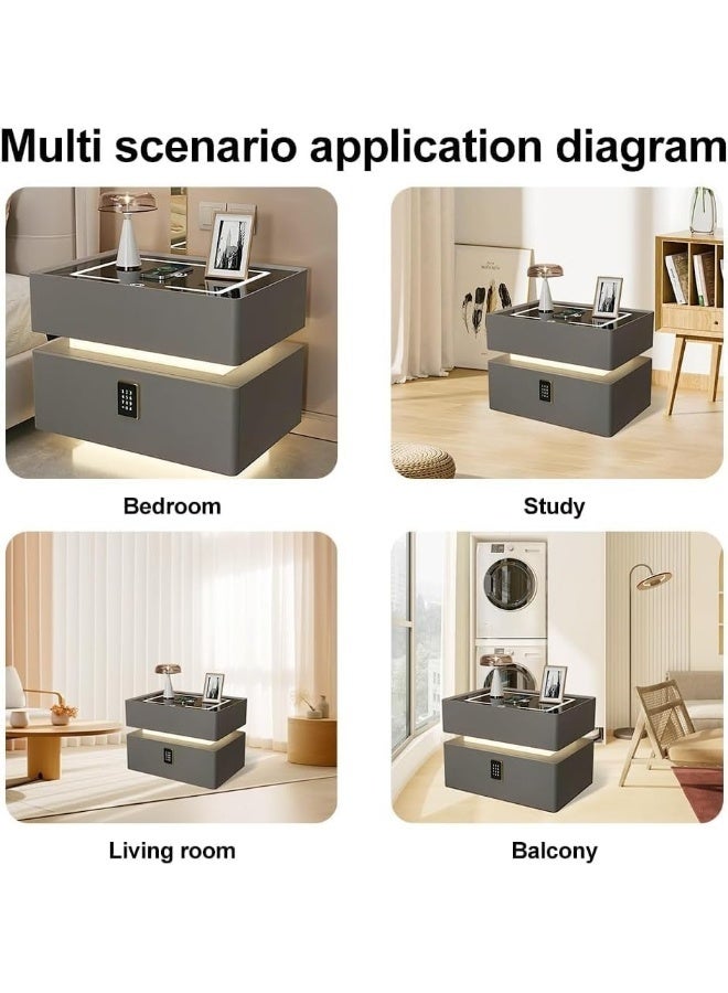 Smart Nightstand with Wireless Charging and Bluetooth Speaker - Image 4
