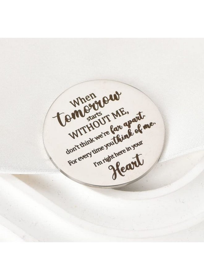 Xiyantiji - Loss of Pet Memorial Gifts for Dogs Cats Pocket Hug Keychain for Pet Owner Remembrance Bereavement Gifts for Loss of Dog Sympathy Gift for Family Friends - When Tomorrow Starts Without Me Keychain - Image 1