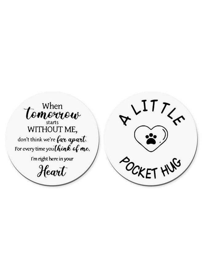 Xiyantiji - Loss of Pet Memorial Gifts for Dogs Cats Pocket Hug Keychain for Pet Owner Remembrance Bereavement Gifts for Loss of Dog Sympathy Gift for Family Friends - When Tomorrow Starts Without Me Keychain - Image 1
