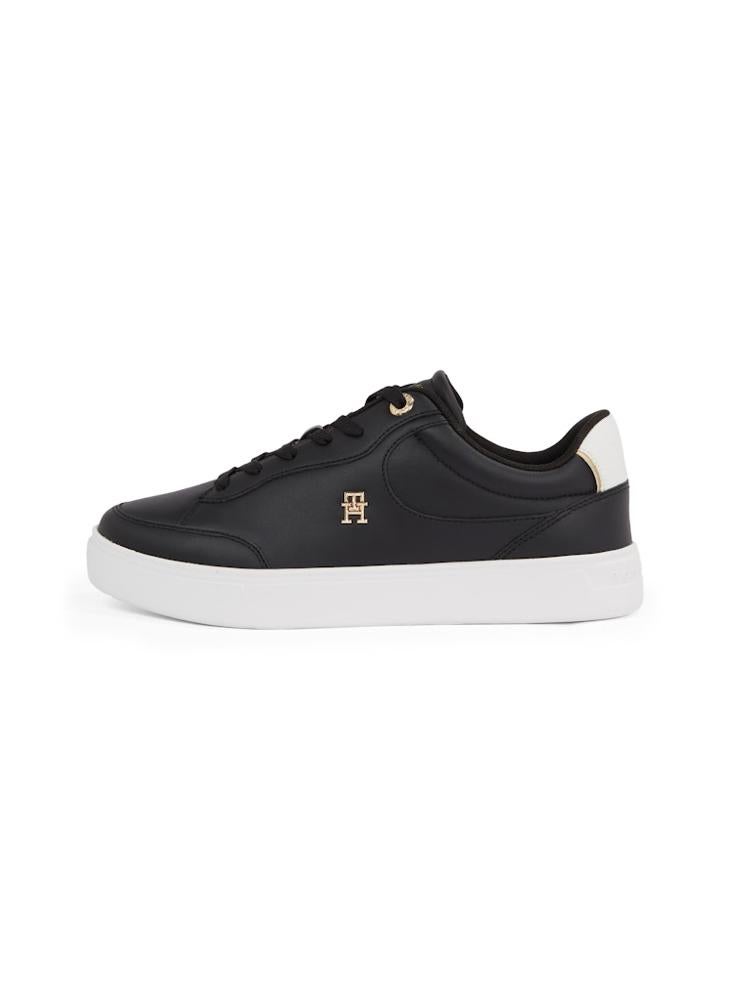 TOMMY HILFIGER Logo Detail Lace Up Low Top Sneakers  - Image 2