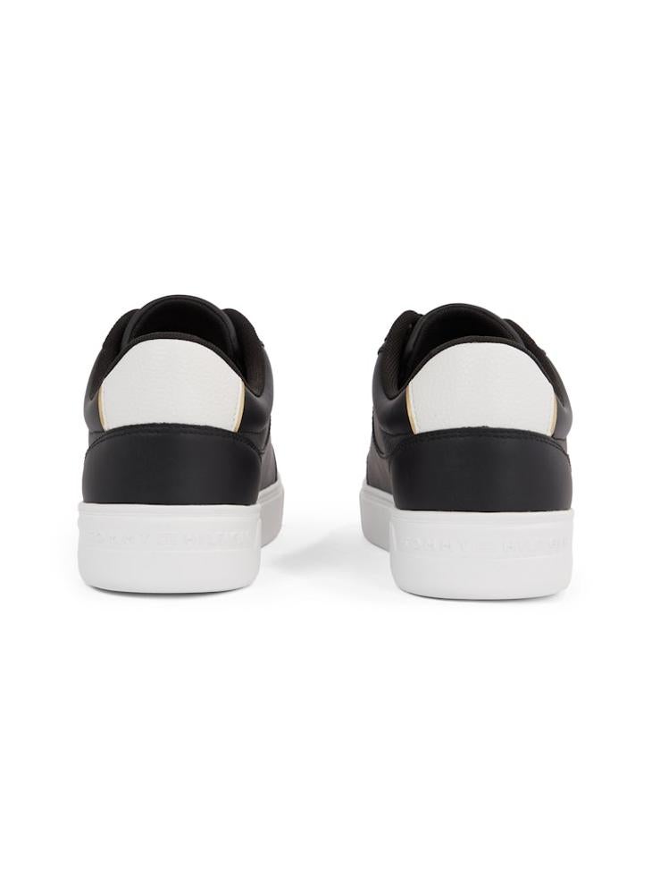 TOMMY HILFIGER Logo Detail Lace Up Low Top Sneakers  - Image 4