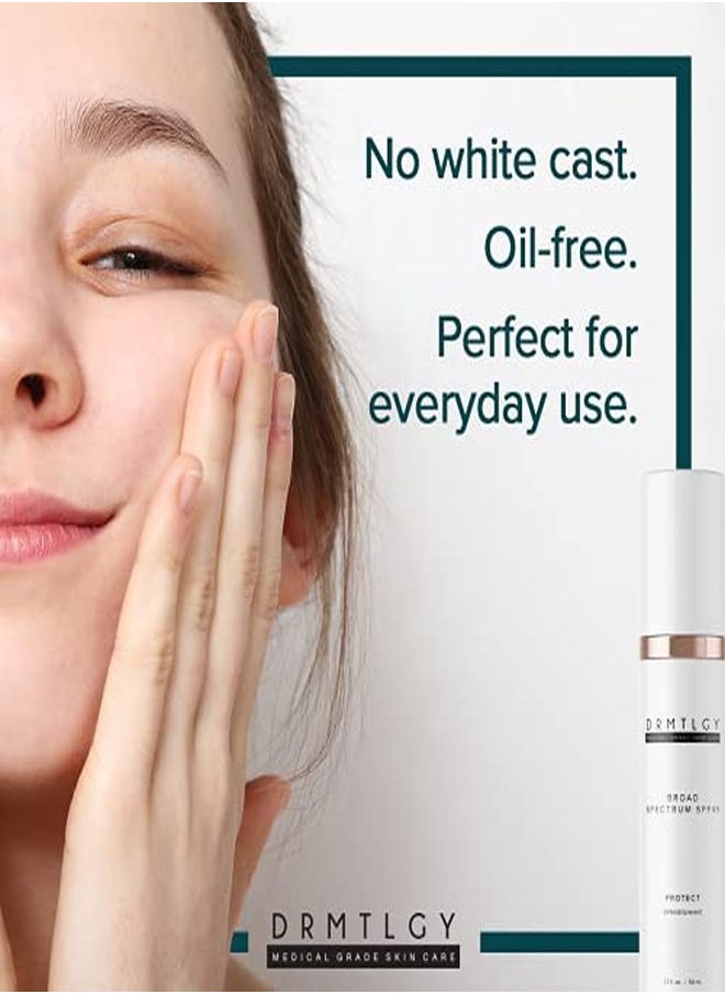 DRMTLGY - Anti Aging Clear Face Sunscreen And Facial Moisturizer With Broad Spectrum Spf 45. Oil Free, Zinc Oxide Sunscreen For Sensitive Skin And Acne Prone Skin. - Image 1