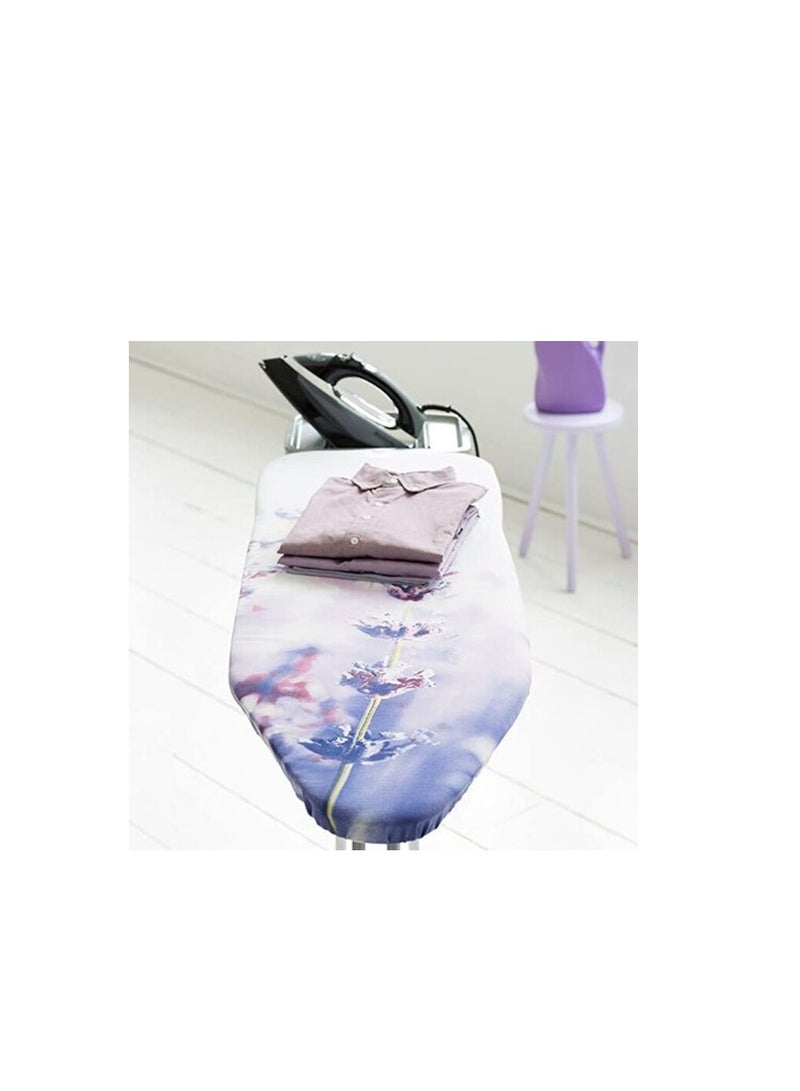 PROMASS High-Quality Foldable Portable Ironing Board With Steam Iron Rest Blue/White 110x34cm  - Image 3