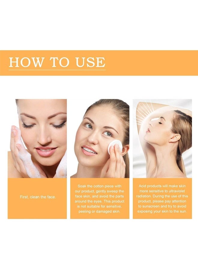 Generic - 2Pcs Glycolic Acid 7% Toning Resurfacing Solution,Moisturize and Rejuvenate Your Skin  Improve Blemishes and Acne Astringe Pores Gently Remove Cutin 100ml - Image 1