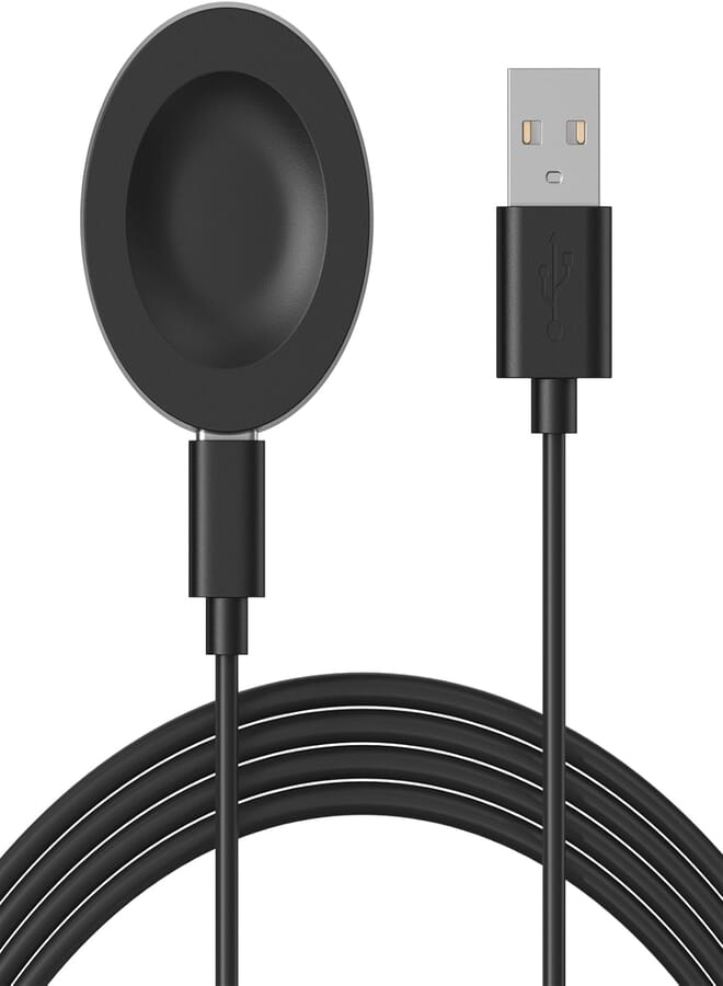 Mugust Charger for Huawei Watch GT4/GT3/GT3 Pro/GT2 Pro/Watch 4/4 Pro/3/3 Pro/Ultimate/GT Runner, Replacement USB Charging Cable for Smart Watch Accessories(Black)