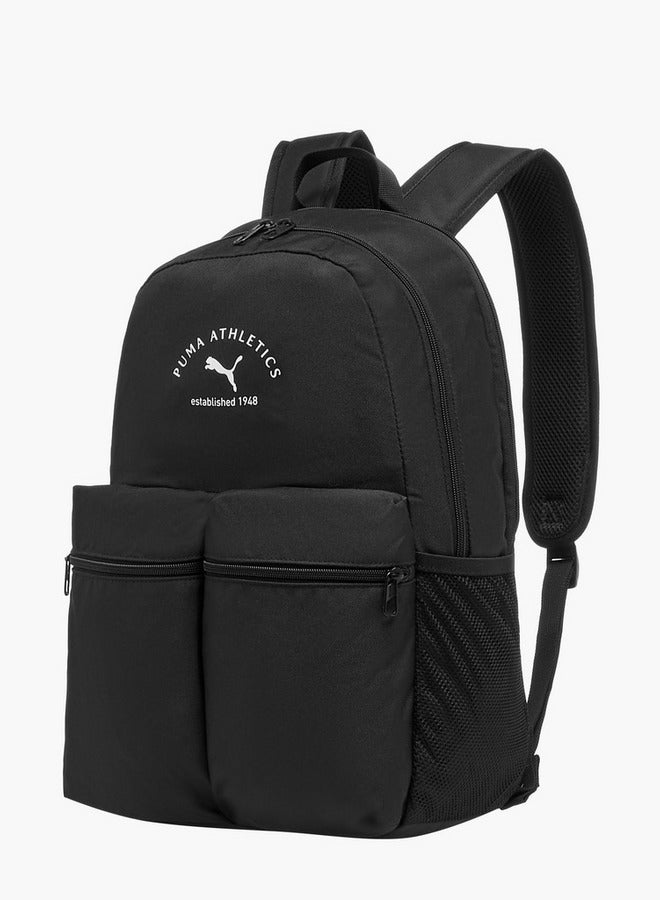 PUMA Logo Print School Backpack With Adjustable Straps - 16X32X45 Cm - Image 2