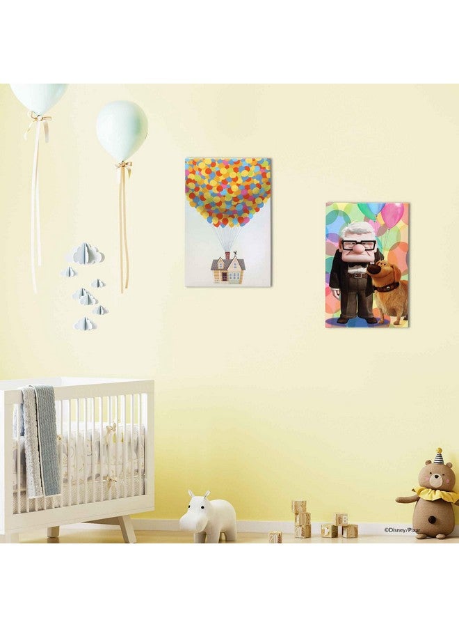 أوبن رود براندز ديكور جداري من قماش مغلف بلوحة فنية كبيرة الحجم من مجموعة "ديزني بيكسار أب هاوس آند بالونات" من مجموعة "أوبن رود براندز" - مناسب لغرف نوم الأطفال أو الحضانة أو ديكور المنزل - Image 5
