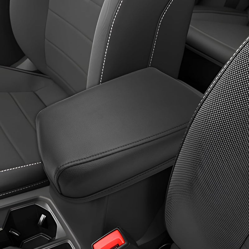 SXCY غطاء مسند ذراع جلد أسود SXCY لسيارات VW Taos/Tiguan - Image 1