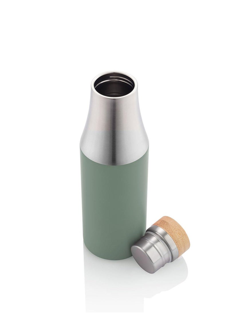 Hans Larsen BREDA - CHANGE Collection Insulated Water Bottle - Green  - Image 3