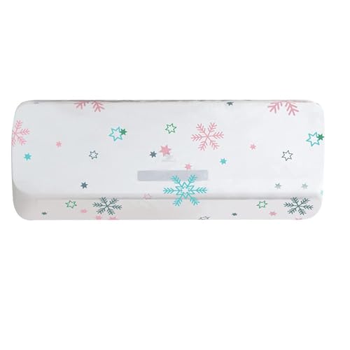 Kriva Air Conditioning Dust Cover Waterproof Folding Ac Cover Adjustable Elastic Stretchable Cover(1Pc, Multidesign, 110cm x 33cm x 31cm) - Image 1