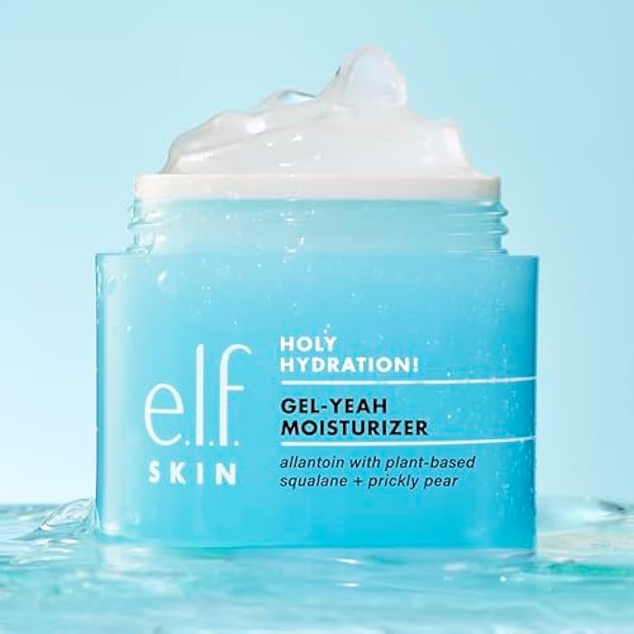 elf e.l.f. SKIN Holy Hydration! Gel-Yeah Moisturizer, Lightweight Moisturizer For Plump, Hydrated Skin, Infused With Squalane, Vegan & Cruelty-free - Image 3