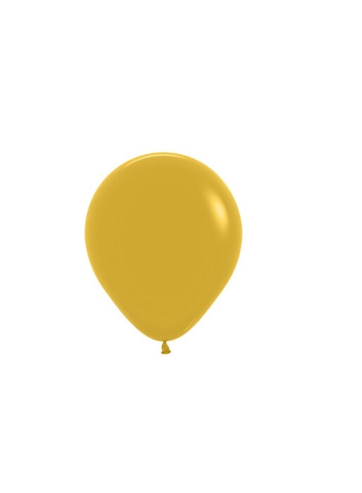 سيمبرتكس 50 قطعة من سمبرتكس، بالونات دائرية مقاس 30.48 سم، خردل عصري - Image 1