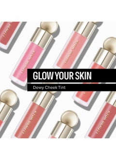 KYDA Liquid Blush, Matte Tinted for Cheeks, Lasting Dewy Finish, High Pigment Soft Creamy Blush, Blendable Lightweight Cover-Grate Red  - Image 5