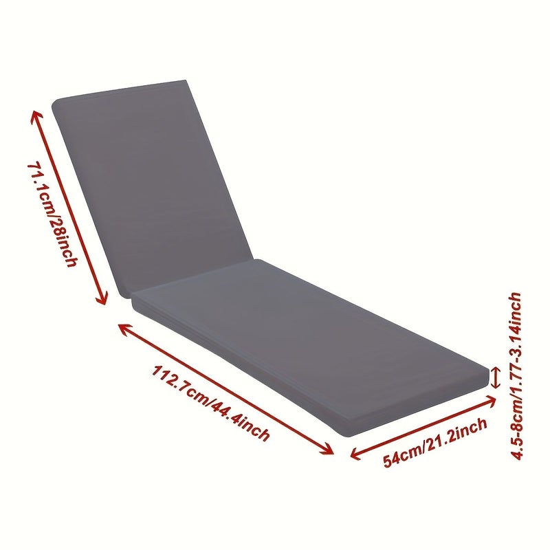 1 PC Stretchy Y Fiber Fabric Outdoor Lounge Chair Sofa Cover Cushion Protector 5 Light Gray - Image 2