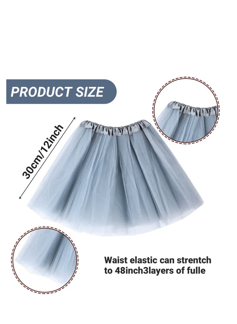 Excefore 5 Pack Kids Animal Costume Kit, Bow Tie Tail Tutu with Headband Tail Ears, Suitable for Girls Kids Dress Up Carnival Animals Cosplay Party - Image 3