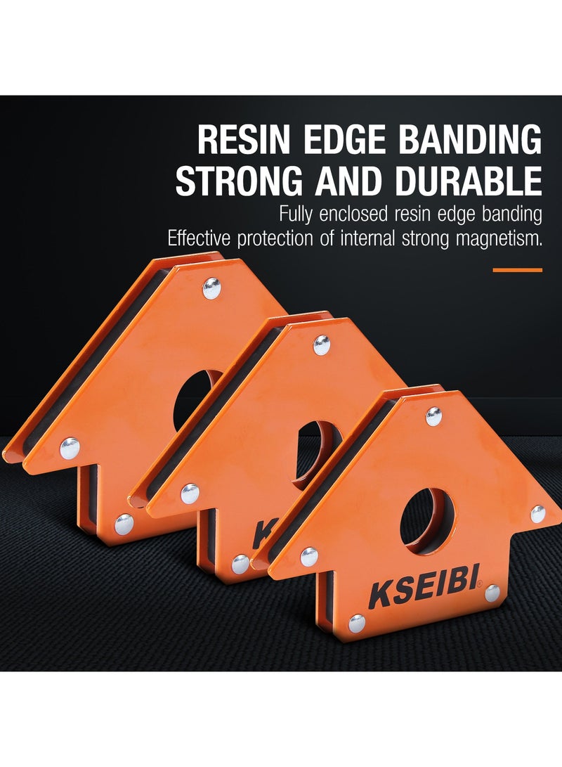 KSEIBI Magnetic Welding Stand 3”25 lbs, Strong Magnetic Metal Working Tools and Equipment Workshop, Welder Magnets, Welding Clamps , for Pipe and Sheet Metal Welding/ Welding Accessories for Metalworking. - Image 3