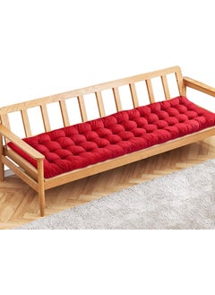 aeTHEric aeTHEric Garden Bench Velvet Cushion 23 Seater Garden Chair Pad Porch Swing Chair Cushion Bench Seat Pad Mat Furniture Pad for Garden Patio 59x19inch  - Image 1