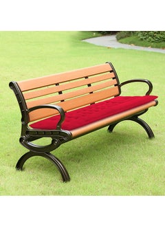 aeTHEric aeTHEric Garden Bench Velvet Cushion 23 Seater Garden Chair Pad Porch Swing Chair Cushion Bench Seat Pad Mat Furniture Pad for Garden Patio 59x19inch  - Image 5