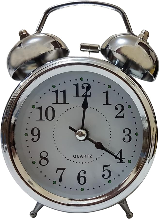 إيروريكس ساعة منبه ذات شكل تقليدي جميل تعمل بالبطارية العادية - Image 1