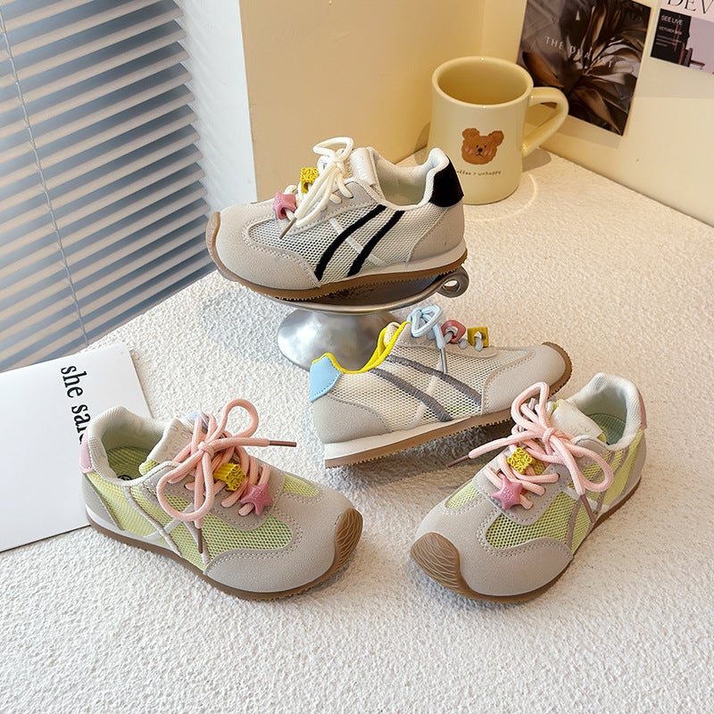 Spring Children Macaron Sneaker Retro Comfortable German Training Shoes For Boys And Girls Student Casual Shoes - Image 2