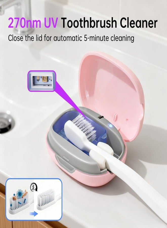 ELMWAY oothbrush Holder & Cleaner Case with UV-C Light, USB Rechargeable Toothbrush Cover - Image 2