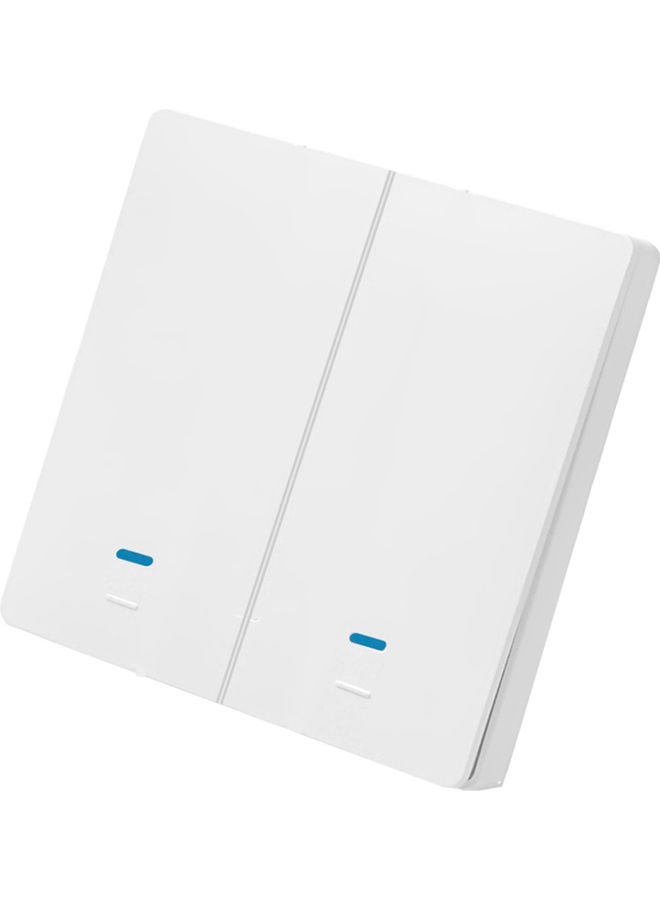 NIBEMINENT Wi-Fi Smart Switch with Installation Screws White  - Image 1