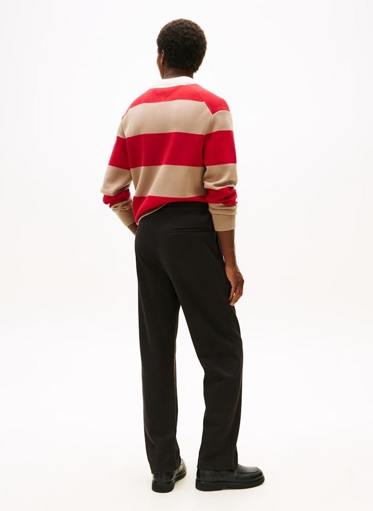 TOMMY HILFIGER Intechno Knit Flag Embroidery Joggers - Image 2