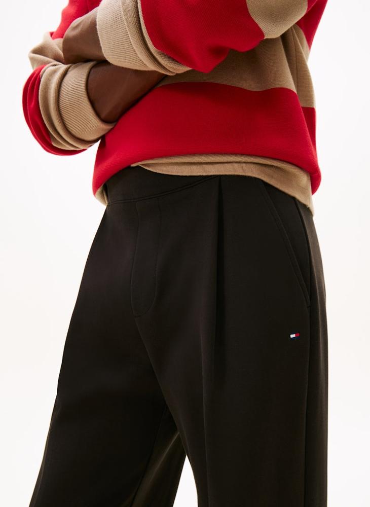 TOMMY HILFIGER Intechno Knit Flag Embroidery Joggers - Image 3