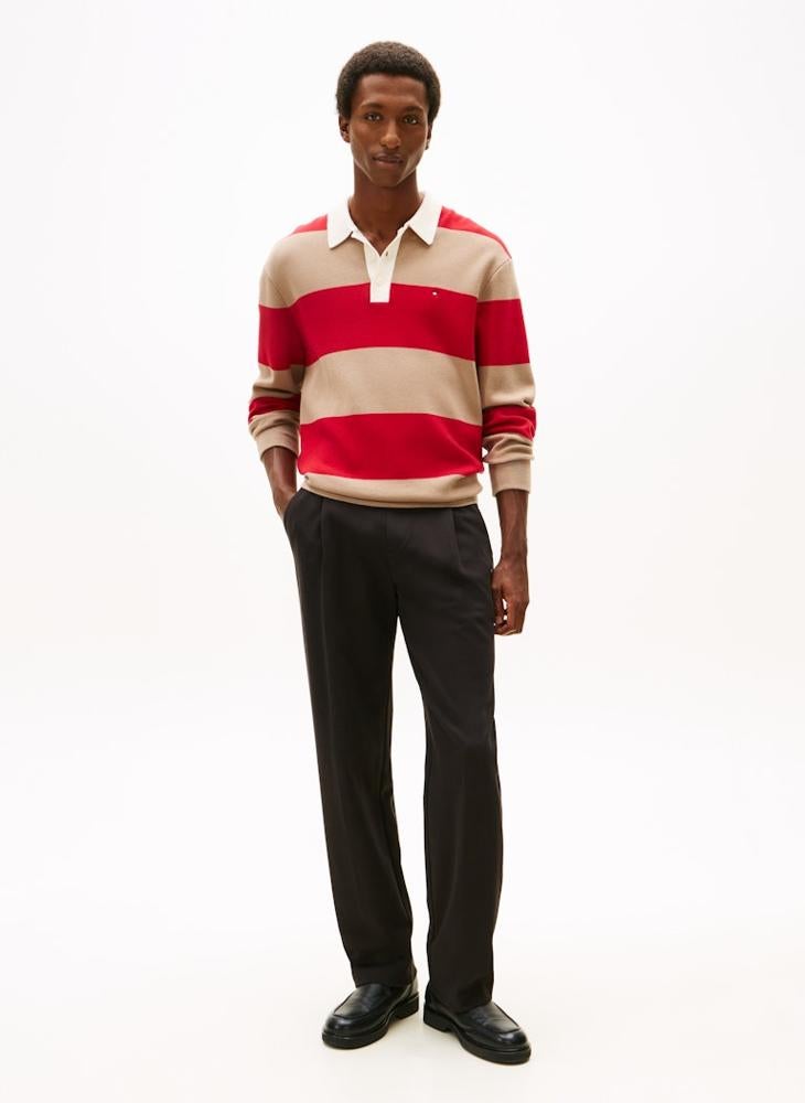 TOMMY HILFIGER Intechno Knit Flag Embroidery Joggers - Image 4