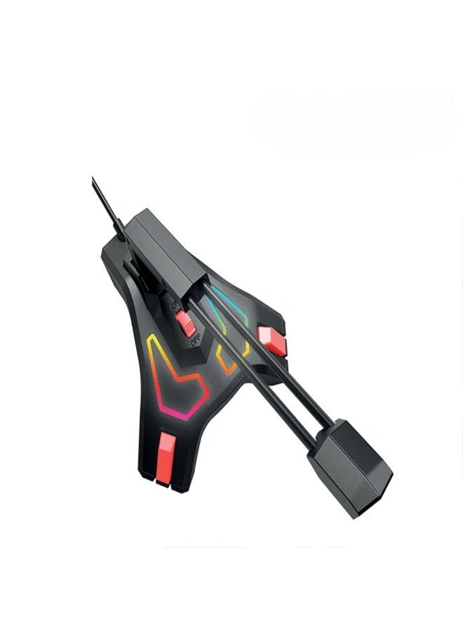 USB Gaming Microphone with RGB LED – Omnidirectional Pickup, Flexible Gooseneck, Electret Condenser, 160° Sound Capture - Image 3