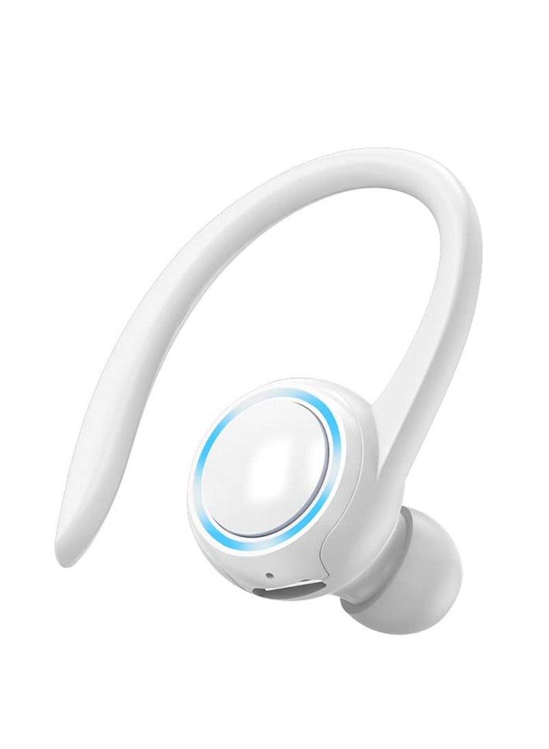 Captaintech Bluetooth Headphone Single Ear Hook, True Wireless Bluetooth Sport Earbuds, Waterproof Earphone Hands-Free Cell Phones, Ultra-Light Painless Bluetooth Earpiece for Office, Sports, Driving, Gym - Image 1