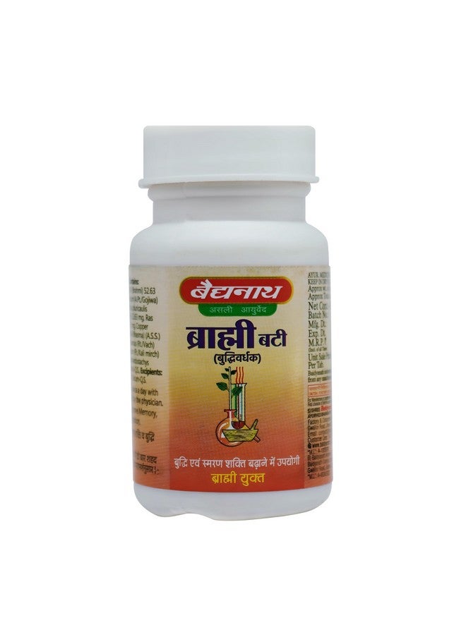 Baidyanath Asli Ayurved Jhansi Brahmi Bati - 80Tabs|, Pack of 1 - Image 1