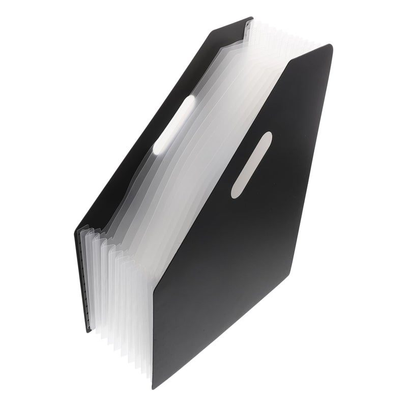 Vertical Accordion File Folder Organizer Desktop Storage Rack Office Supplies - Image 2
