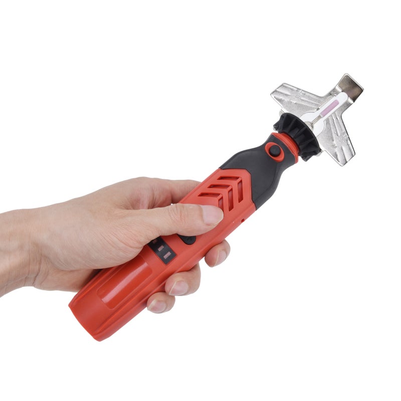Chainsaw Sharpener, Red ABS & Steel Construction, Universal Compatibility - Professional High Accuracy Performance, Cordless Sharpener With 4-5 Hr Charge & 40-60 Min Runtime for Outdoor Garden Househo - Image 2