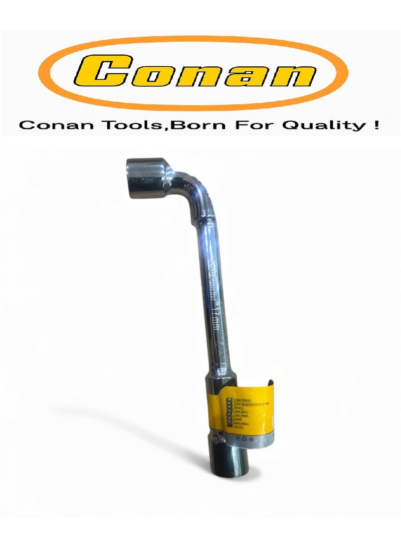 Conan 7-Piece CONAN Professional L-Shape Wrench Set – Models 10005762 (8mm), 10005763 (10mm), 10005764 (12mm), 10005765 (13mm), 10005766 (14mm), 10005767 (17mm), 10005768 (19mm) – Heavy-Duty Hardened Carbon Steel - Image 2