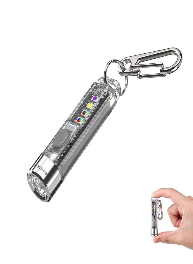 NICRON K11 Rechargeable Keychain Flashlight Lightweight,400 Hight Lumen with Extra 4 Sidelight, IPX4 EDC Mini Flashlight Be Used for Camping Outdoors Emergency Daiy Use - Image 1
