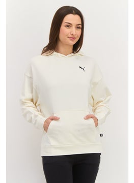 PUMA Women Sportswear Fit Outdoor Sweatshirt, Cream  - Image 1
