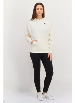 PUMA Women Sportswear Fit Outdoor Sweatshirt, Cream  - Image 2