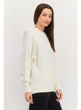 PUMA Women Sportswear Fit Outdoor Sweatshirt, Cream  - Image 4