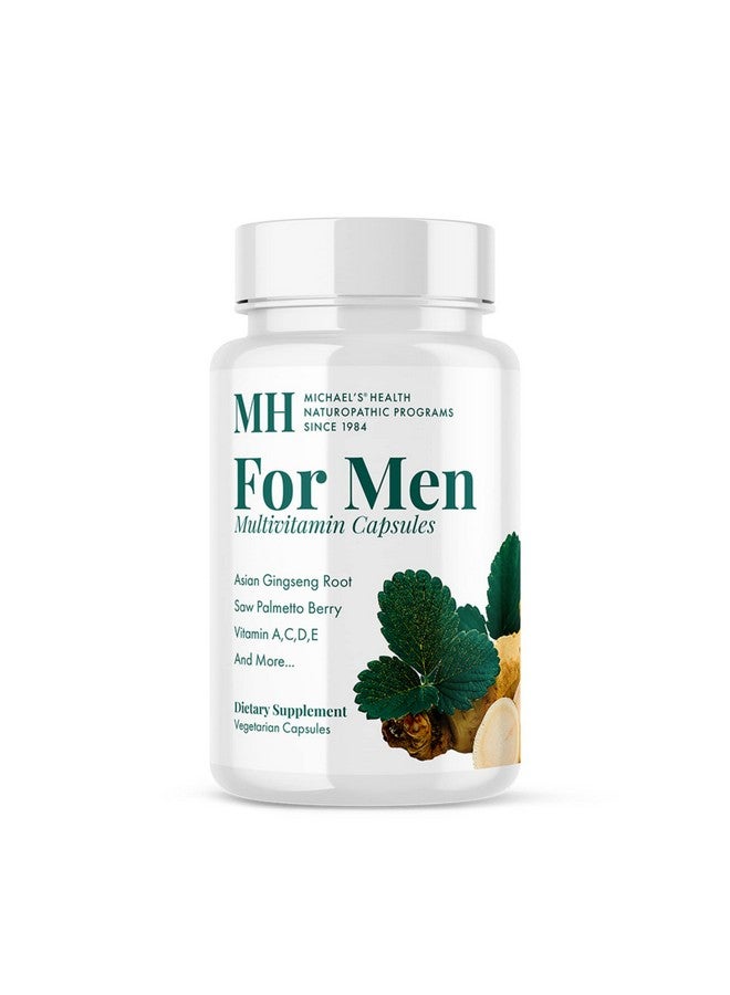 MICHAEL'S Naturopathic Programs for Men ? 90 Vegetarian Capsules ? Daily Multivitamin ? Includes Support for Prostate Health ? with Vitamins A, C, D & E, B Complex ? Kosher - 30 Servings - Image 1
