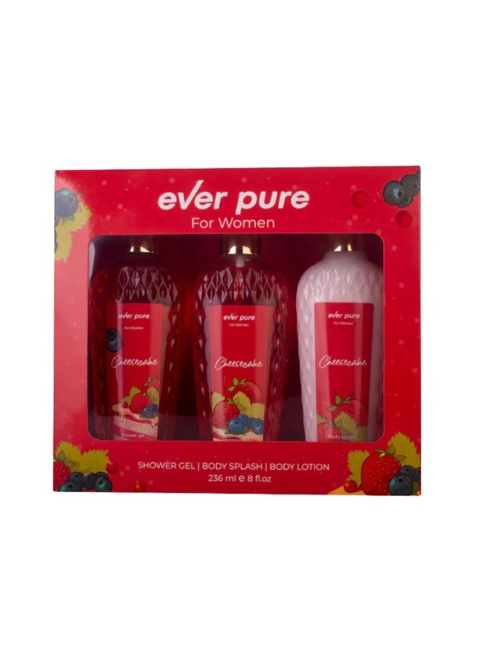 Ever Pure cheesecake for women gift set