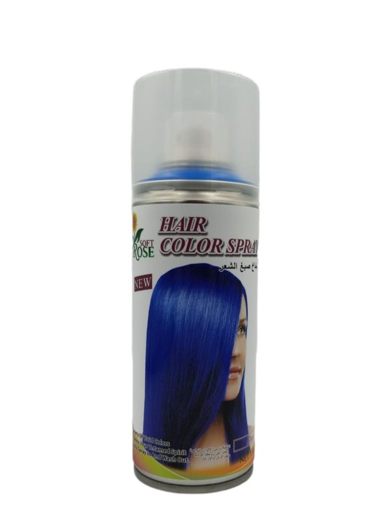 soft rose Hair dye spray blue 138 ml - Image 1